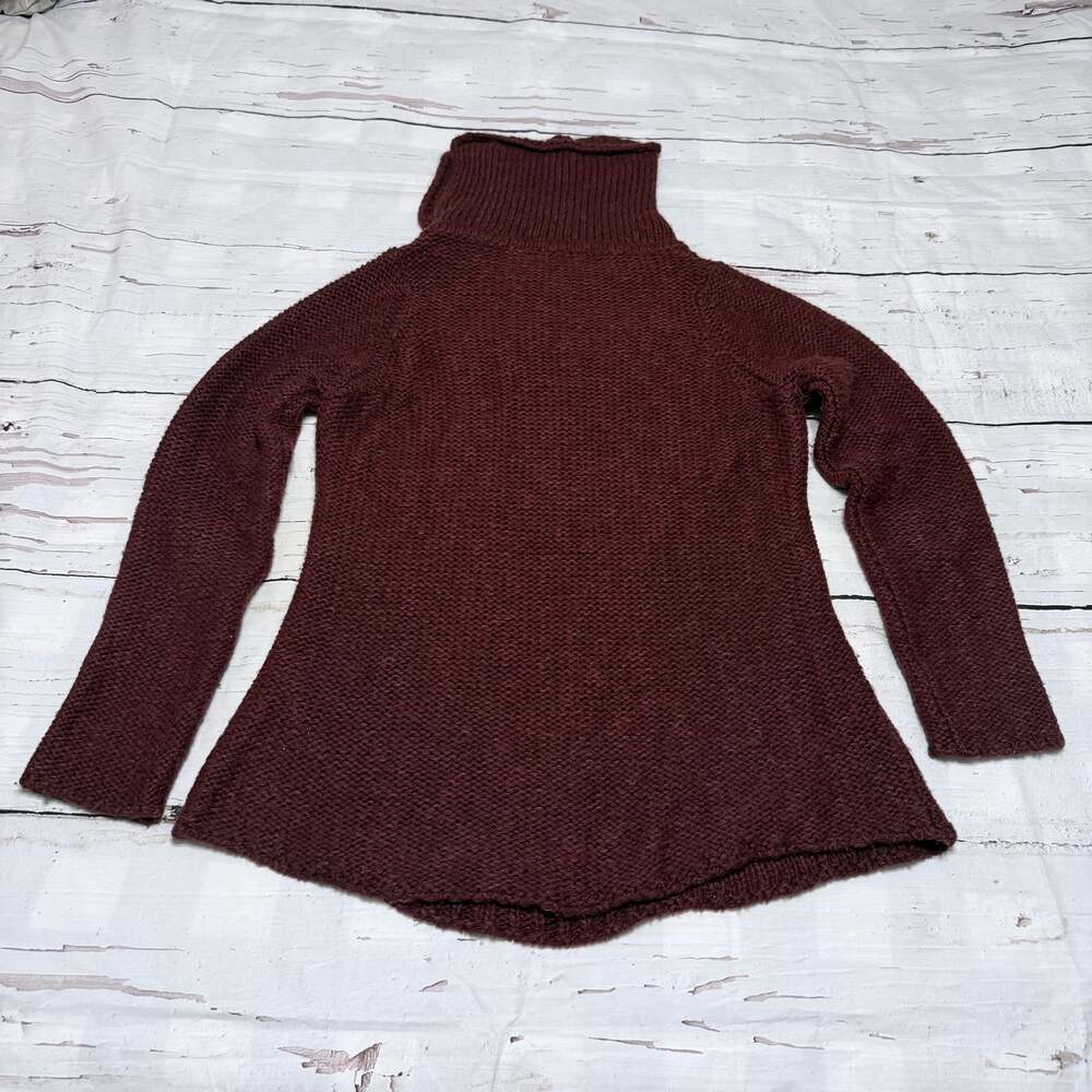 Alpaca Wool Italy Made MOTH Anthropologie Wine Tunic Sweater S - Picture 8 of 12